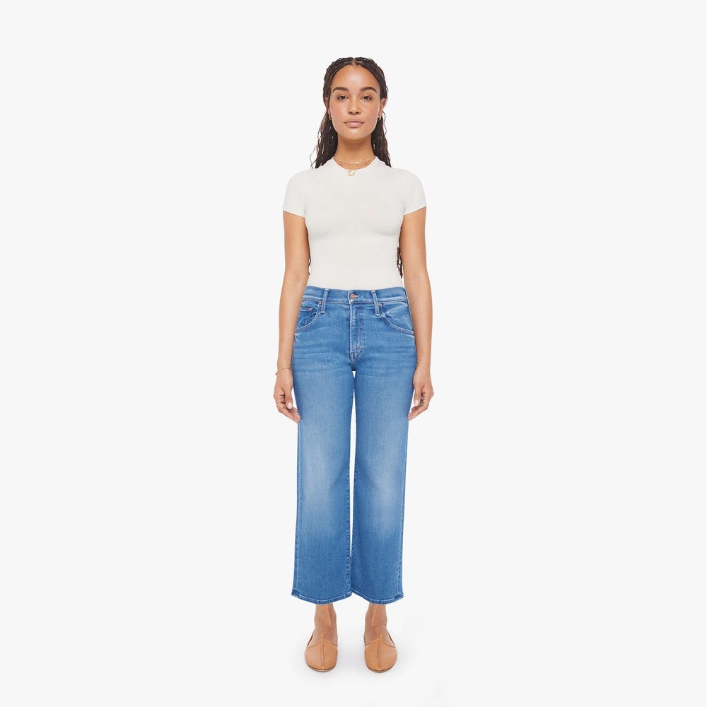 11• Mother Petities The Lil Mid Rise Rambler Zip Ankle Highrise Jeans